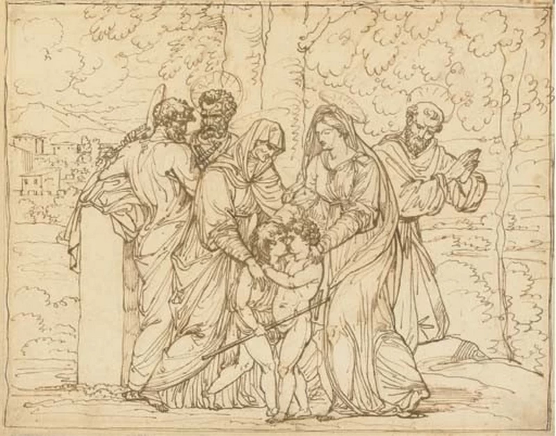La Vergine con Santa Elisabetta, Cristo e San Giovanni Battista con San Pietro, San Paolo e San Francesco d'Assisi